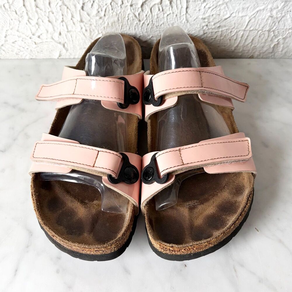 Birki's by Birkenstock Madura Pink Leather Sandals EU 40 US Women's 9 Regular